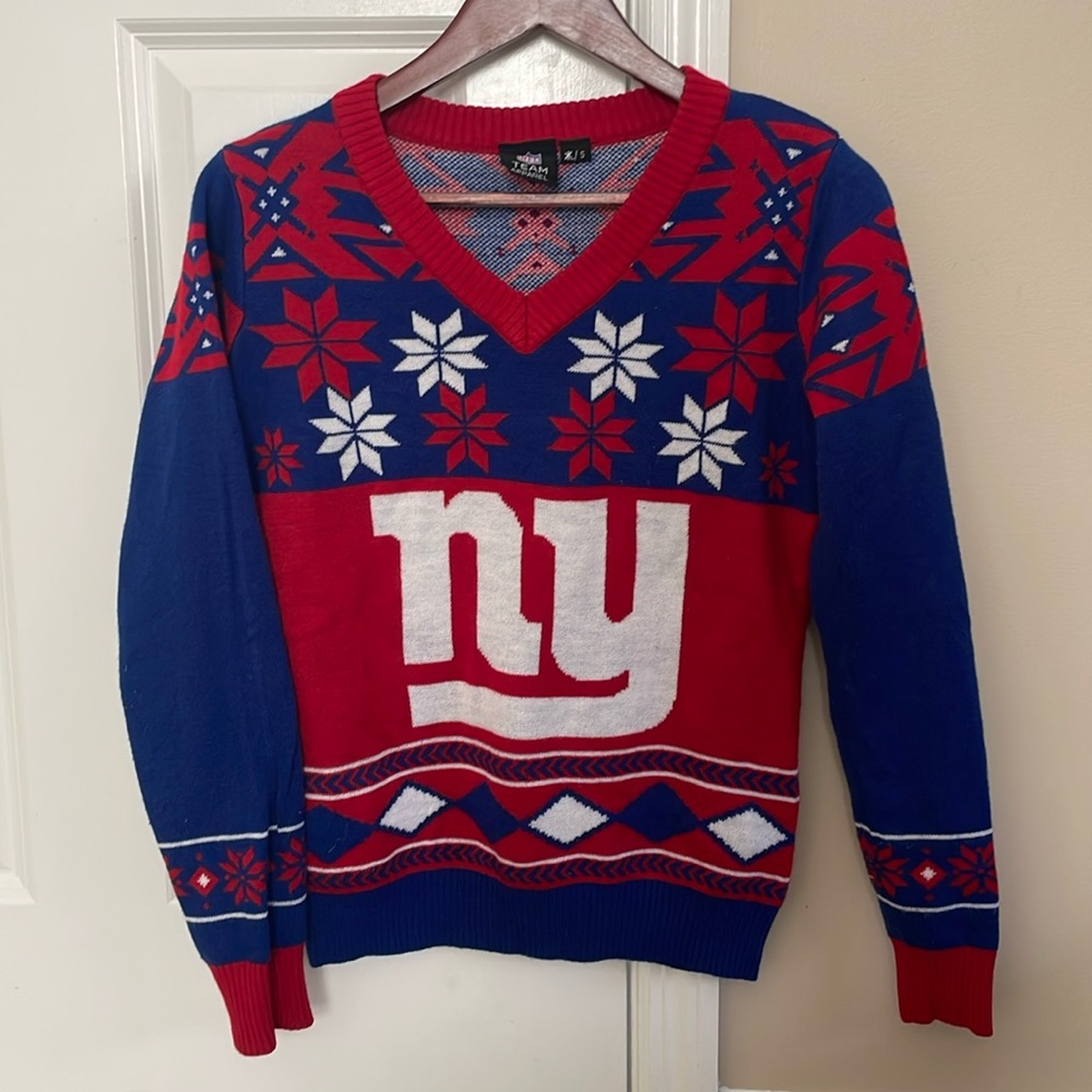 NYG ugly sweater